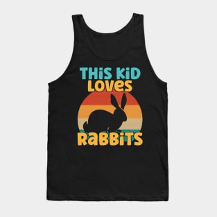 Kids This Kid Loves Rabbits - Rabbit lover print Tank Top